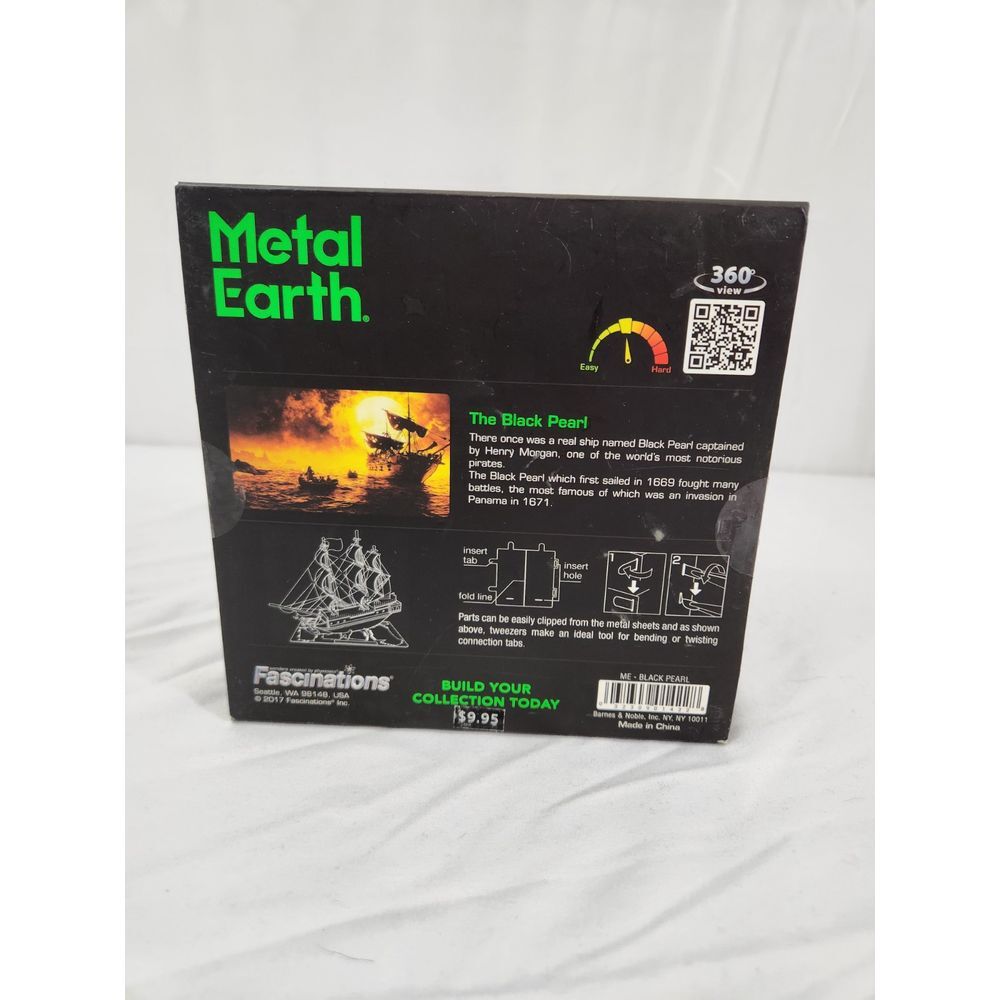 Black Pearl‎ Ship - 3D Metal Earth Model Kit Assemble New! - Picture 2 of 2